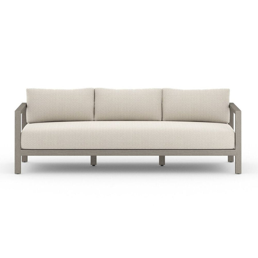 Outdoor Sofas & Sectionals Monterey Outdoor Sofa, Weathered Grey - 88" - Faye Sand