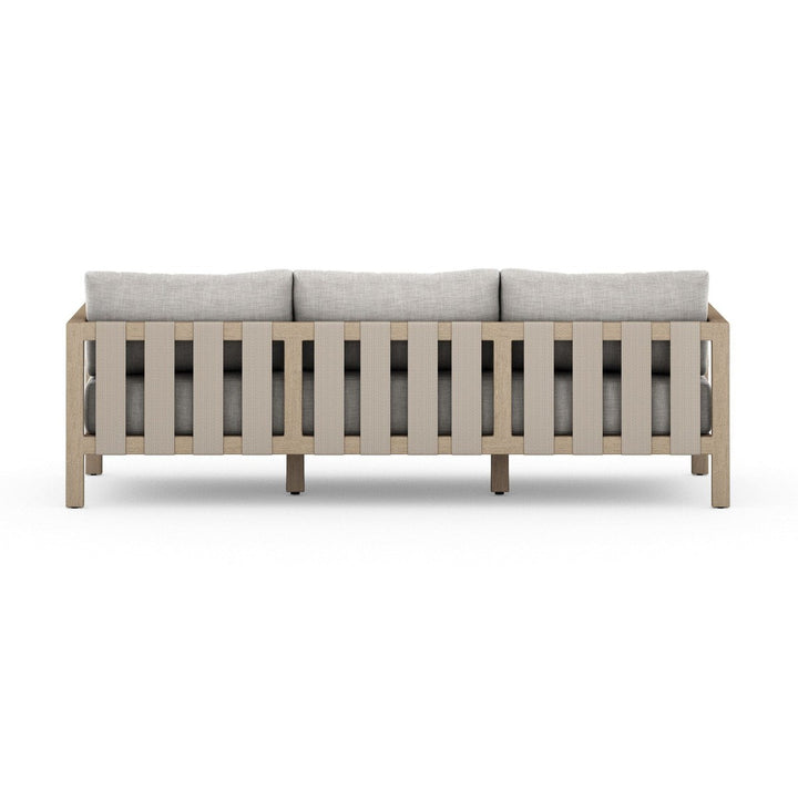 Monterey Outdoor Sofa, Washed Brown - Venao Grey