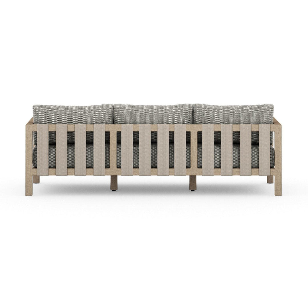 Monterey Outdoor Sofa, Washed Brown - Faye Ash