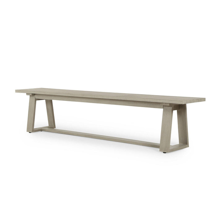 Camden Outdoor Dining Bench - Weathered Grey-FSC