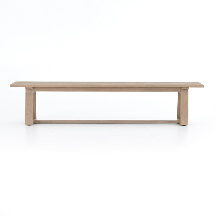 Camden Outdoor Dining Bench - Washed Brown-FSC