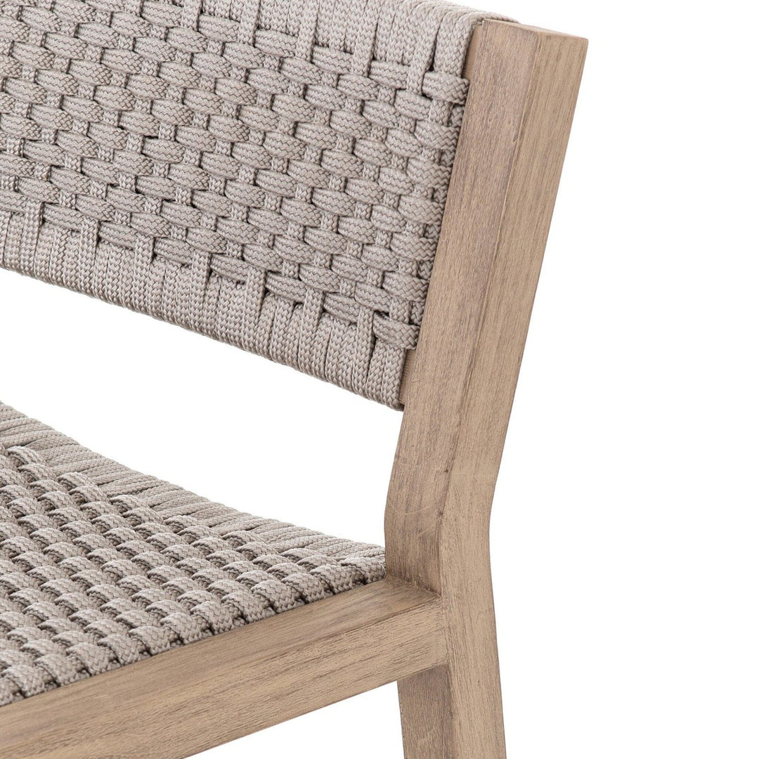 Dominic Outdoor Counter Stool - Thick Grey Rope