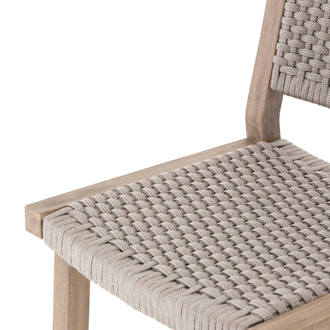 Dominic Outdoor Counter Stool - Thick Grey Rope