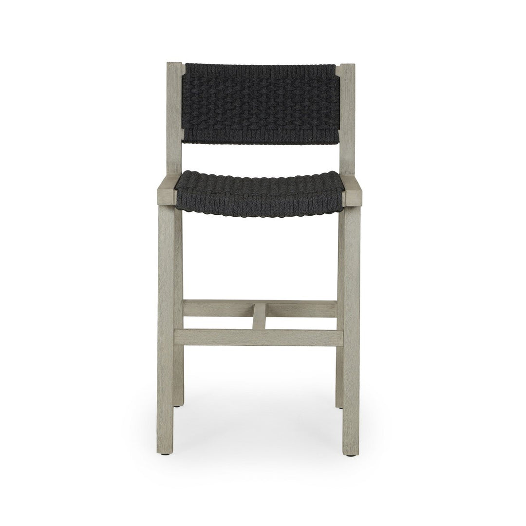 Langdon Outdoor Bar + Counter Stool - Counter Stool - Weathered Grey