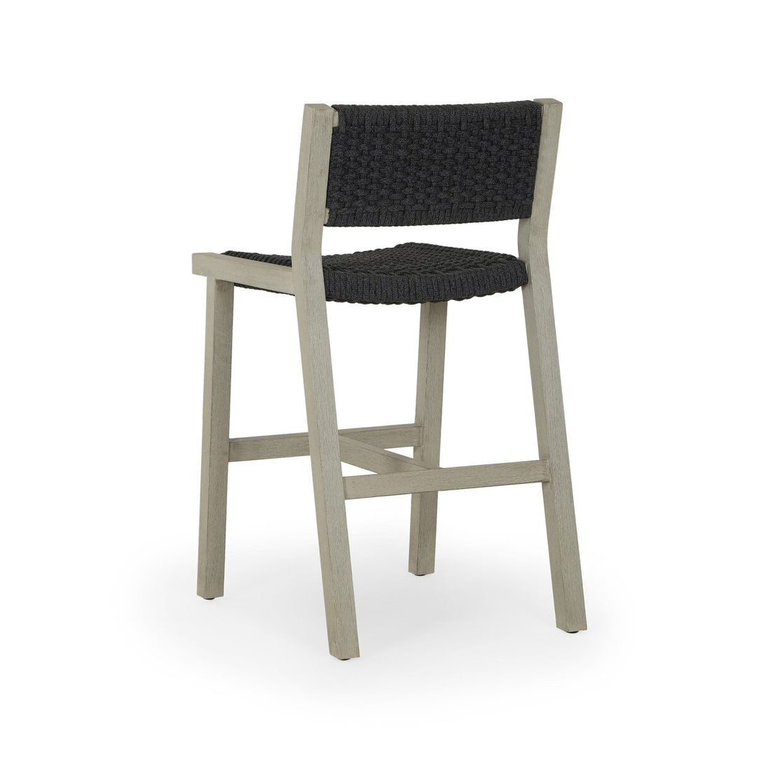 Langdon Outdoor Bar + Counter Stool - Counter Stool - Weathered Grey