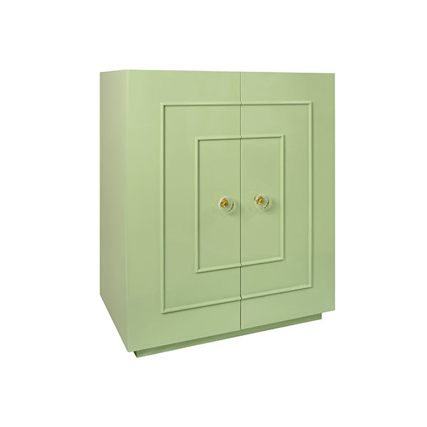 Cabinets & Curios Judd Two Door Celadon Green Lacquer Cabinet