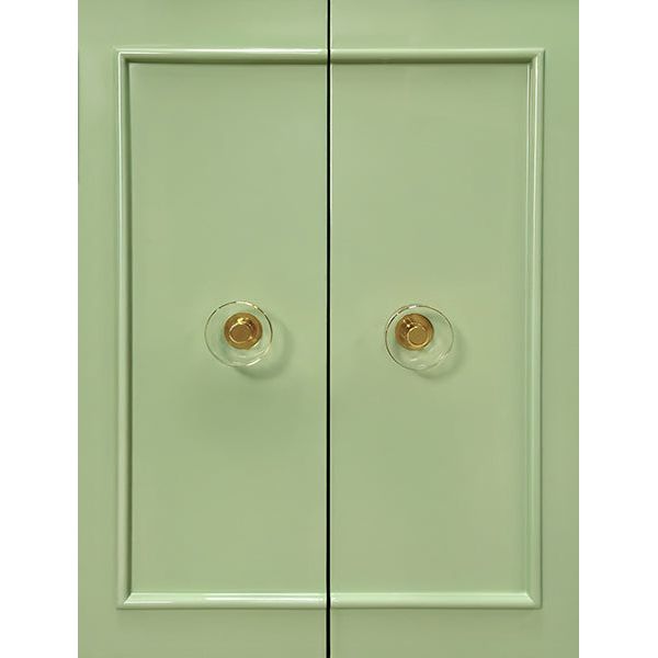 Judd Two Door Celadon Green Lacquer Cabinet