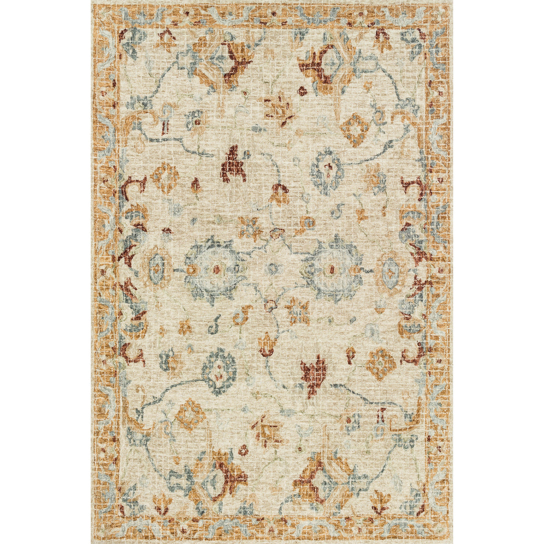 Loloi Julian Ivory / Multi 18" x 18" Sample Rug