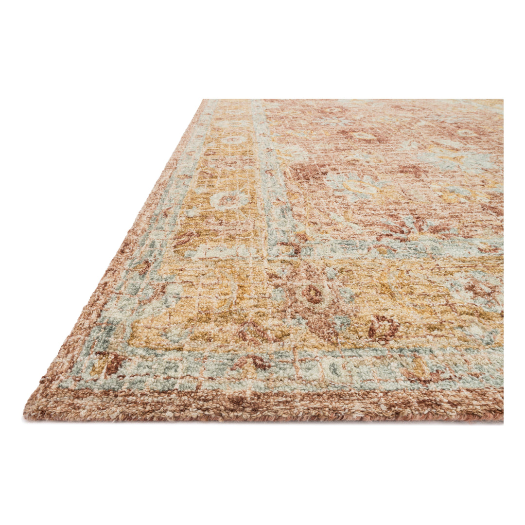 Loloi Julian Terracotta / Gold 7'-9" x 9'-9" Area Rug