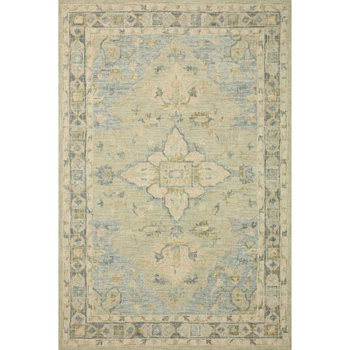 Loloi Julian Seafoam Green / Spa 18" x 18" Sample Rug