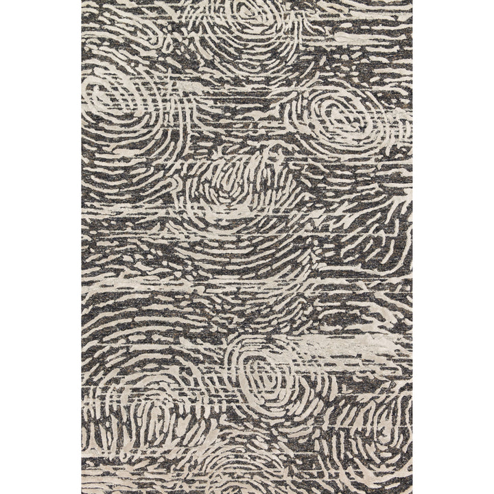 Loloi Juneau Charcoal / Silver 18" x 18" Sample Rug