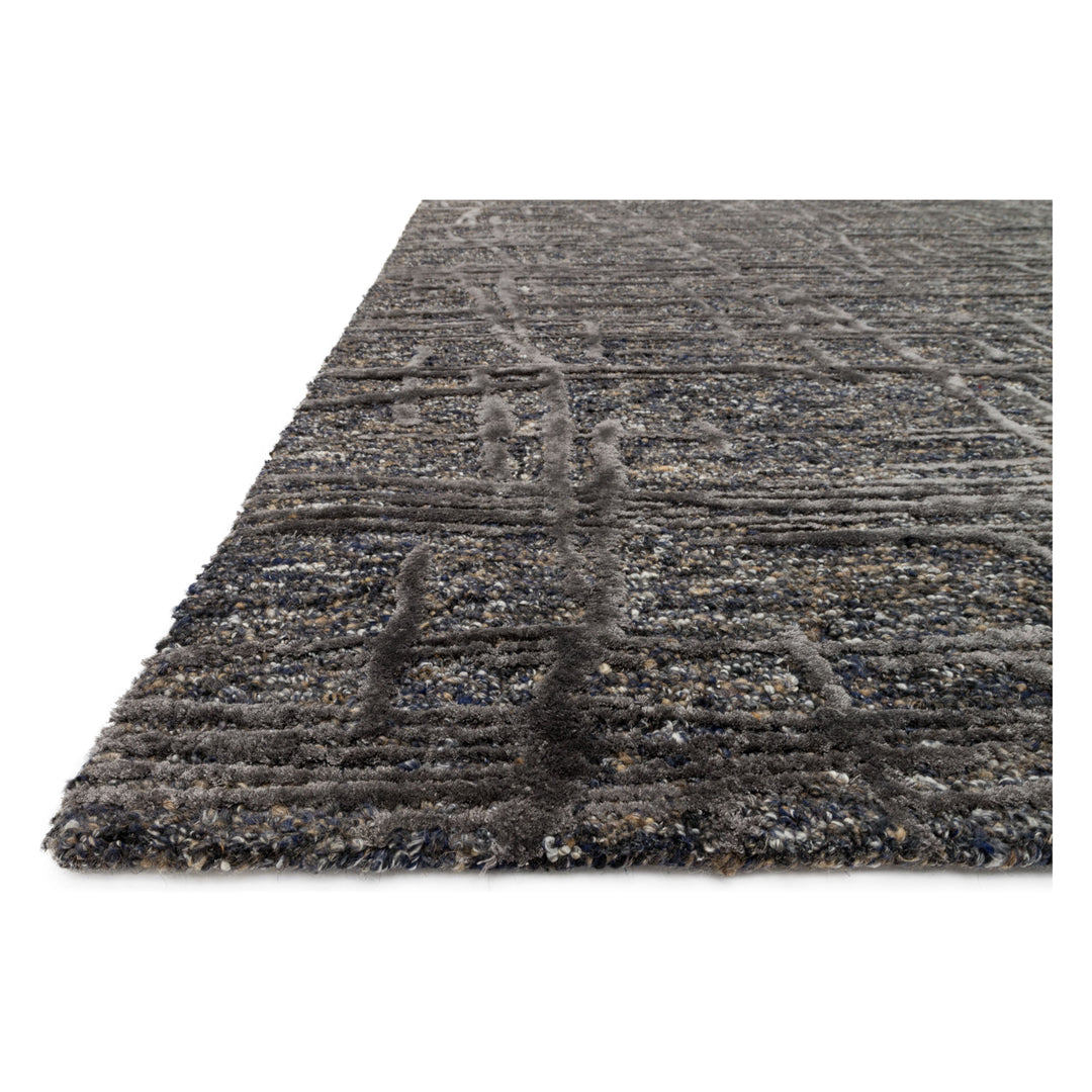 Loloi Juneau Charcoal 18" x 18" Sample Rug