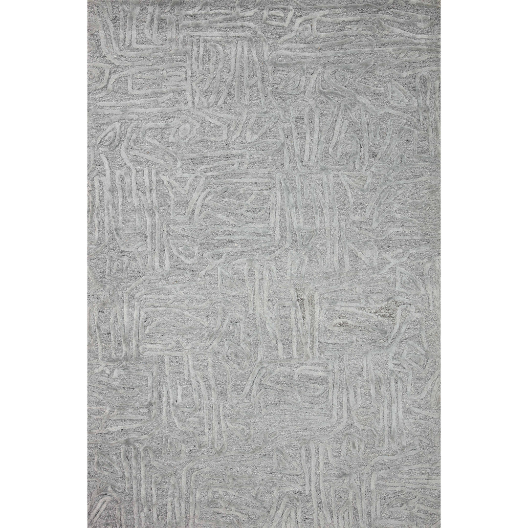 Loloi Juneau Grey 3'-6" x 5'-6" Accent Rug