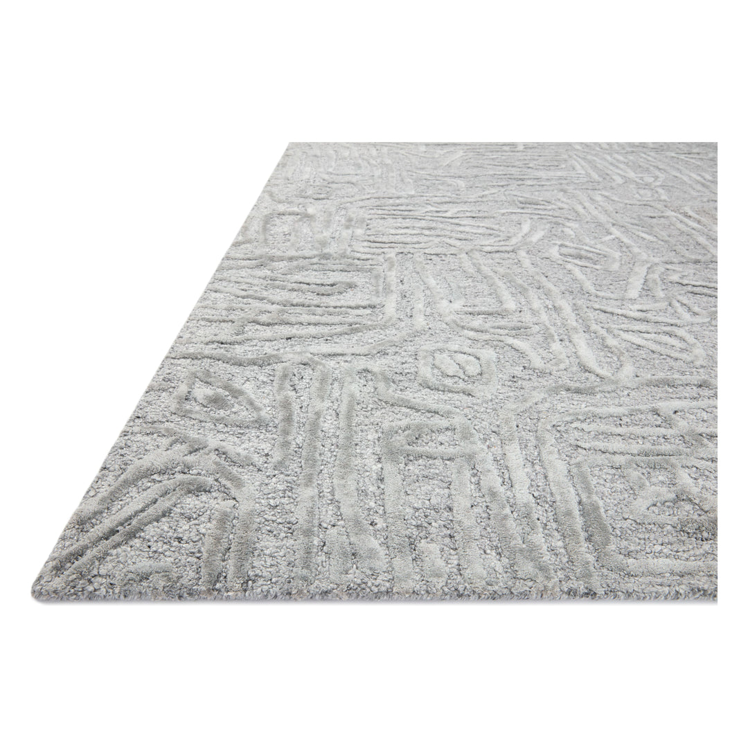 Loloi Juneau Grey 3'-6" x 5'-6" Accent Rug