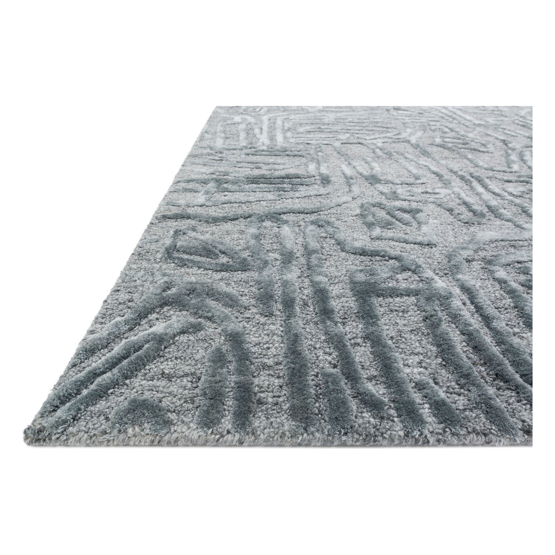 Loloi Juneau Lt. Blue / Lt. Blue 18" x 18" Sample Rug