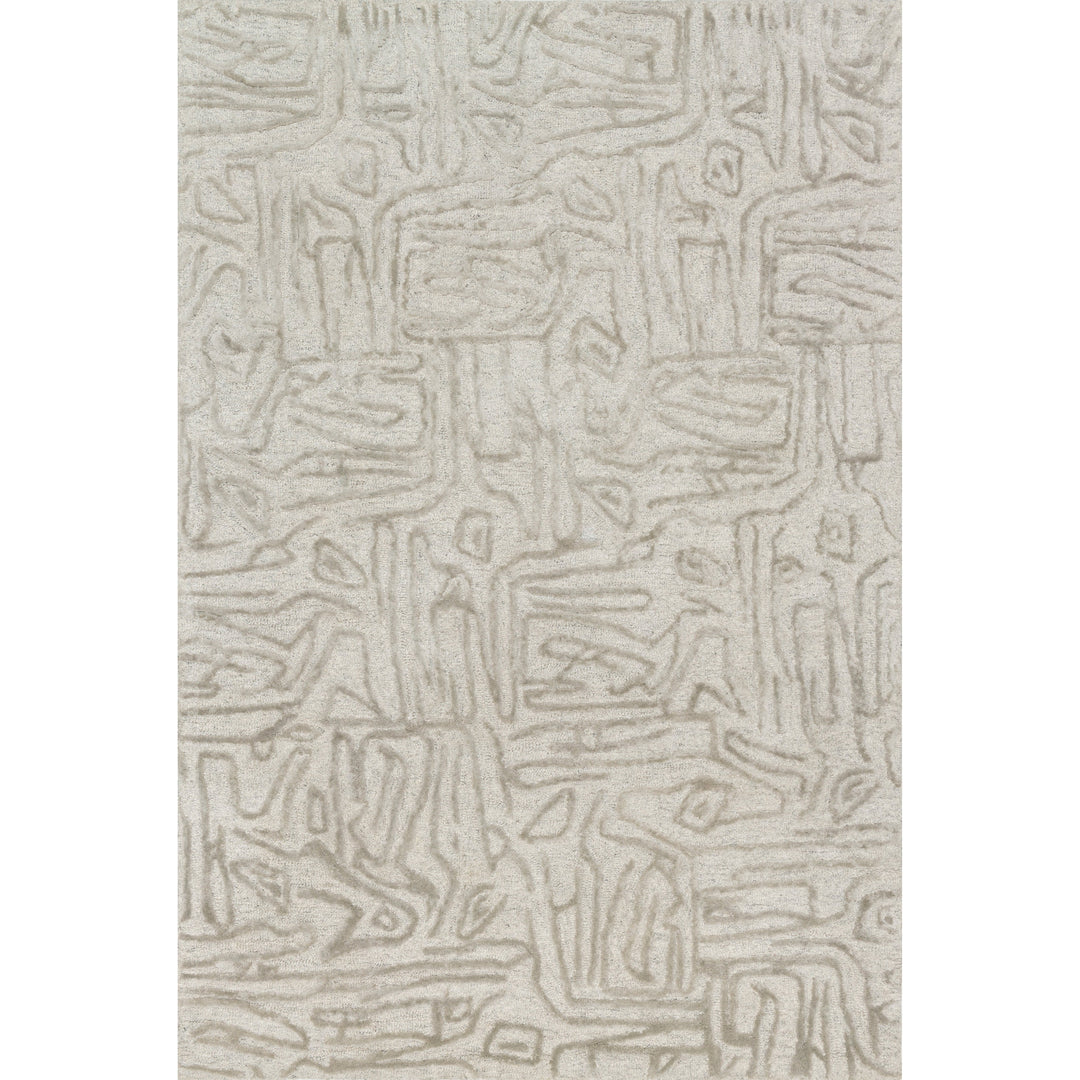 Loloi Juneau Silver 3'-6" x 5'-6" Accent Rug