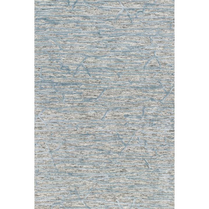 Loloi Juneau Grey / Blue 3'-6" x 5'-6" Accent Rug