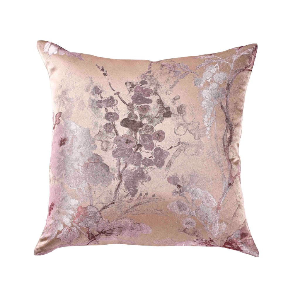 Jardin Fleur Sham-Ann Gish-ANNGISH-PWJF2222-PIN-GLD-BeddingPink / Gold-22x22-7-France and Son