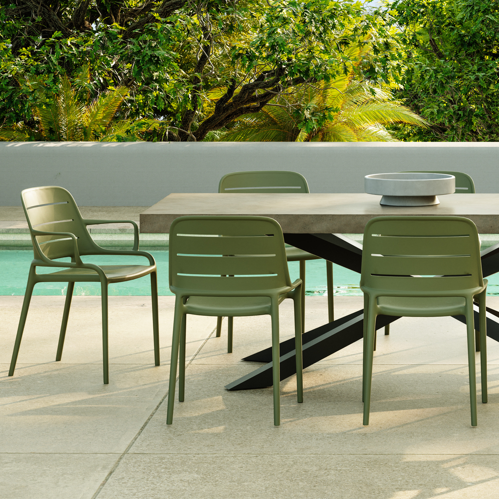 Jasper Outdoor Stacking Armchair Set of 4
