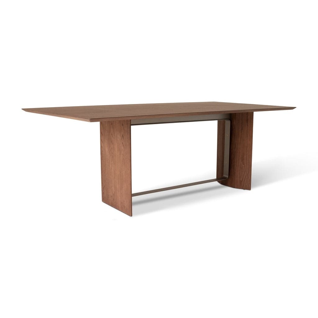 Jordania Dining Table-Urbia-URBIA-BSM-172236-04-Dining TablesNogal & Titanium-6-France and Son