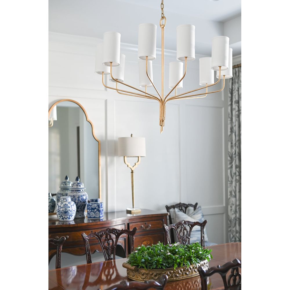 Chandeliers Juniper Chandelier - Gold Leaf