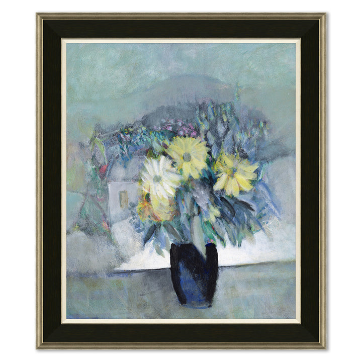 Blue Vase - Yellow Daisy by Soicher Marin