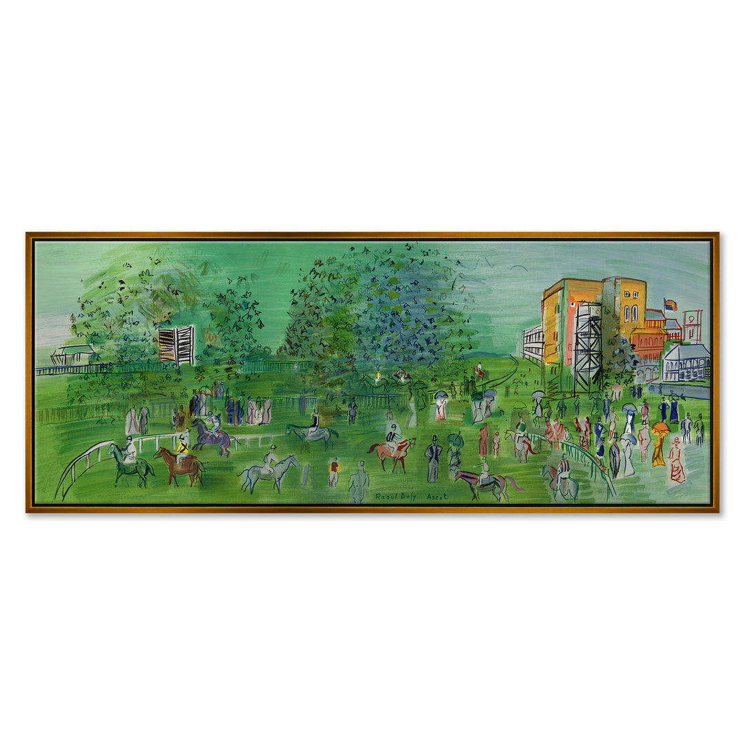 Le Grand Prix a Ascot by Raoul Dufy - Canvas by Soicher Marin