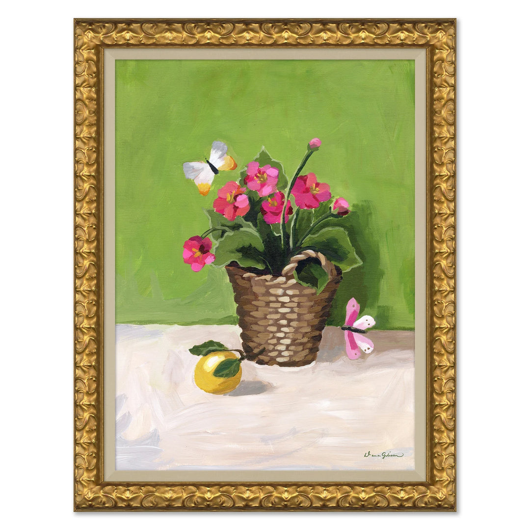 Still Life with Basket and Flowers by Soicher Marin