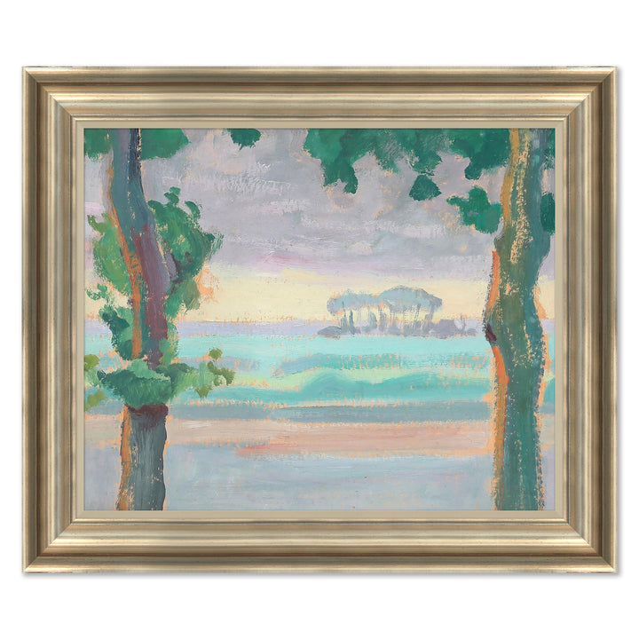 Landscape with Trees by Elbe by Soicher Marin