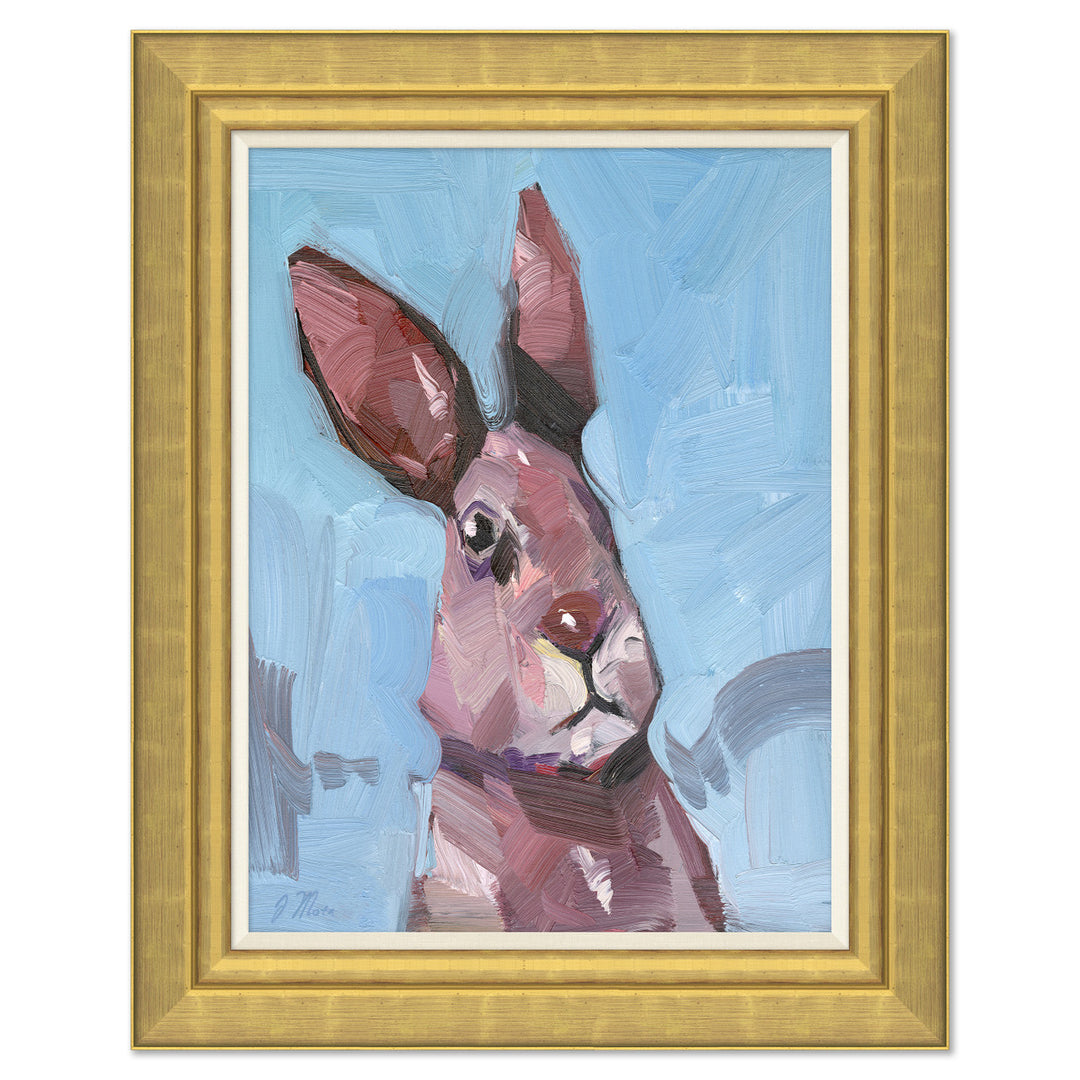 Cashmere Rabbit on Canvas by Soicher Marin