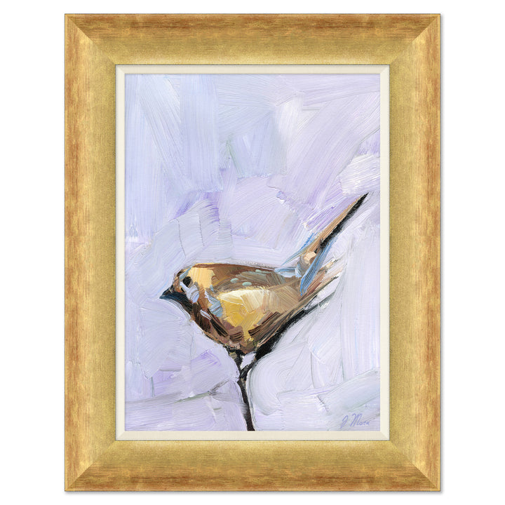 Brown Sparrow on Canvas by Soicher Marin