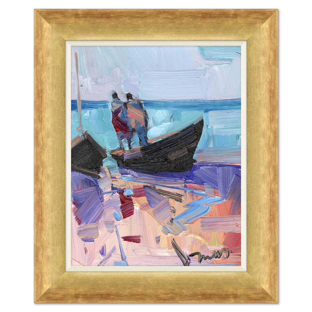Along The Shore On Canvas by Soicher Marin