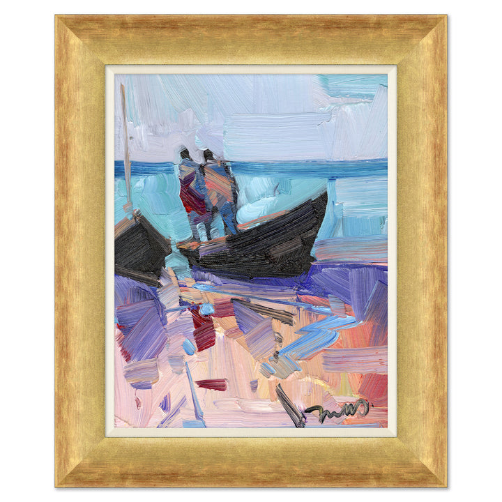 Along The Shore On Canvas by Soicher Marin