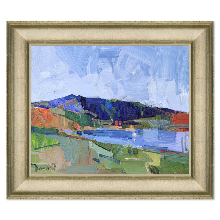 Lakeside Landscape on Canvas by Soicher Marin