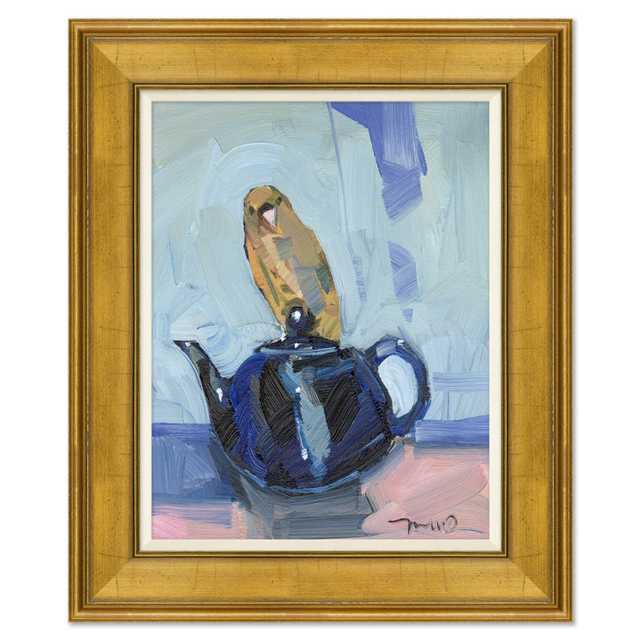 Teacup Parakeet on Canvas by Soicher Marin