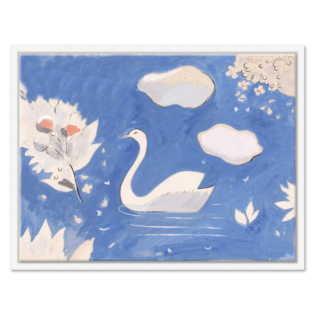 Swan in Lake (var. 2) by Soicher Marin