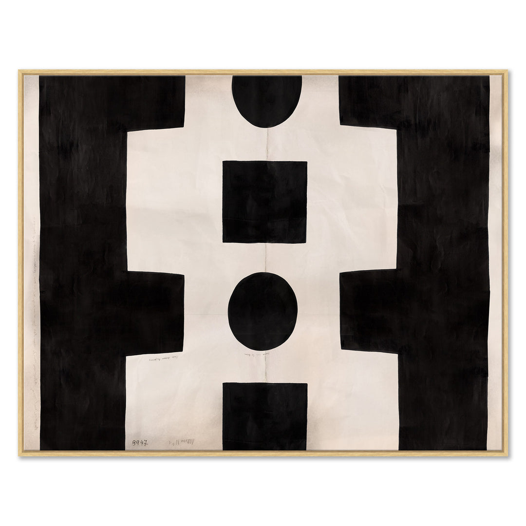 Black and White Abstract (var. 3) by Soicher Marin