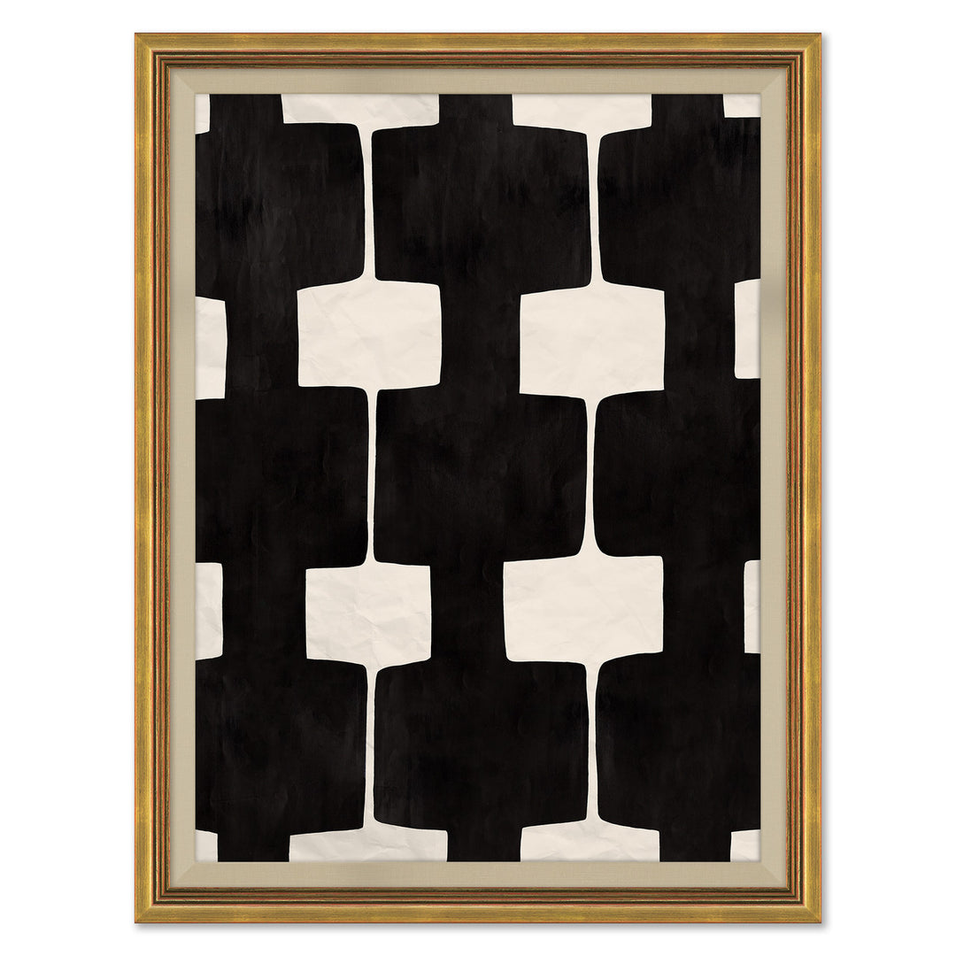 Black and White Abstract 4 (var. 4) by Soicher Marin