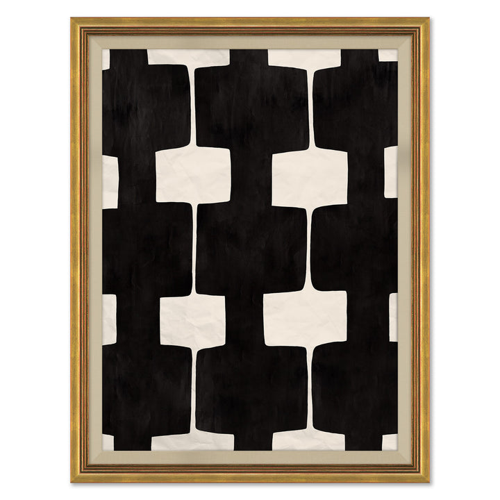 Black and White Abstract 4 (var. 4) by Soicher Marin