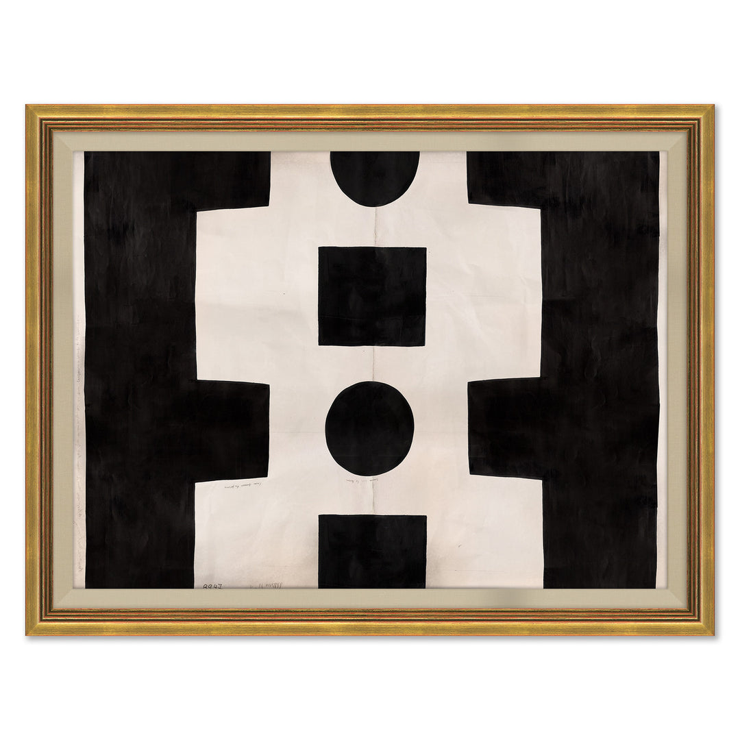 Black and White Abstract (var. 4) by Soicher Marin
