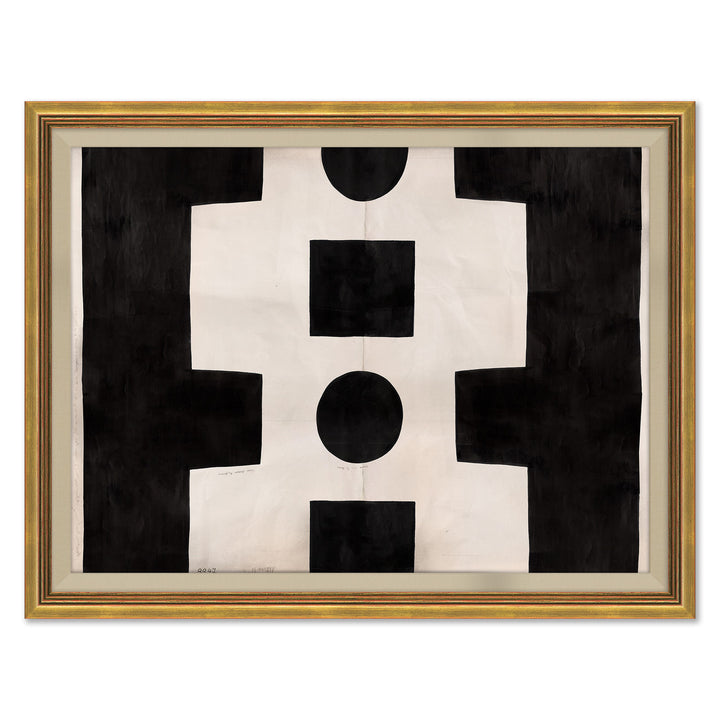Black and White Abstract (var. 4) by Soicher Marin