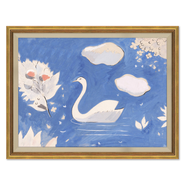 Swan in Lake (var. 3) by Soicher Marin