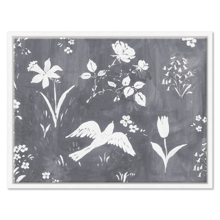 Flower Garden Gris (var. 1) by Soicher Marin