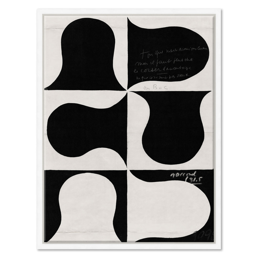 Black and White Abstract Series 1 (var. 2) by Soicher Marin