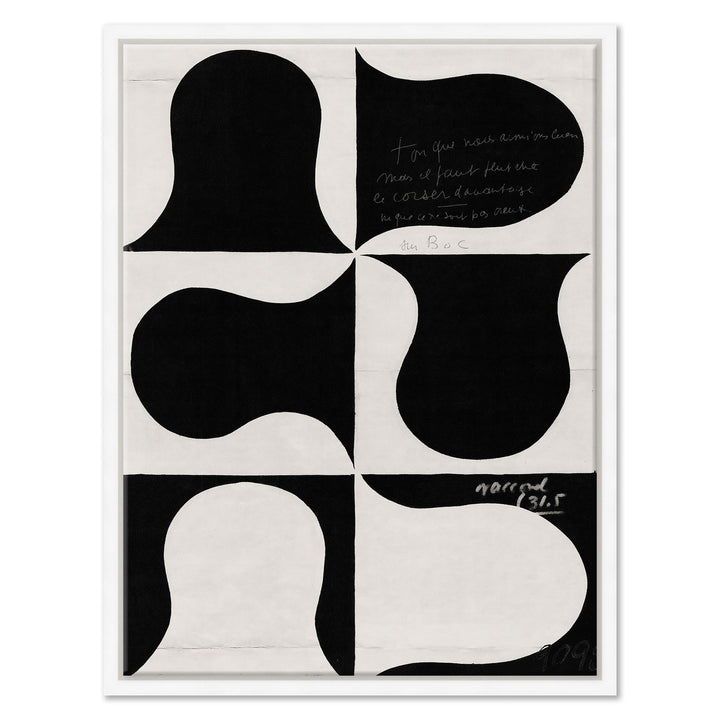 Black and White Abstract Series 1 (var. 2) by Soicher Marin