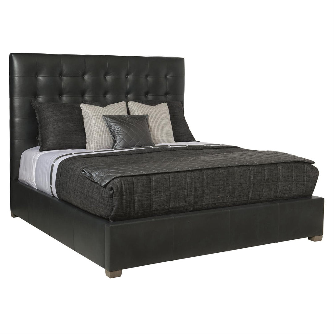 Avery Leather Panel Bed Queen-Bernhardt-BHDT-K1473-Beds-3-France and Son