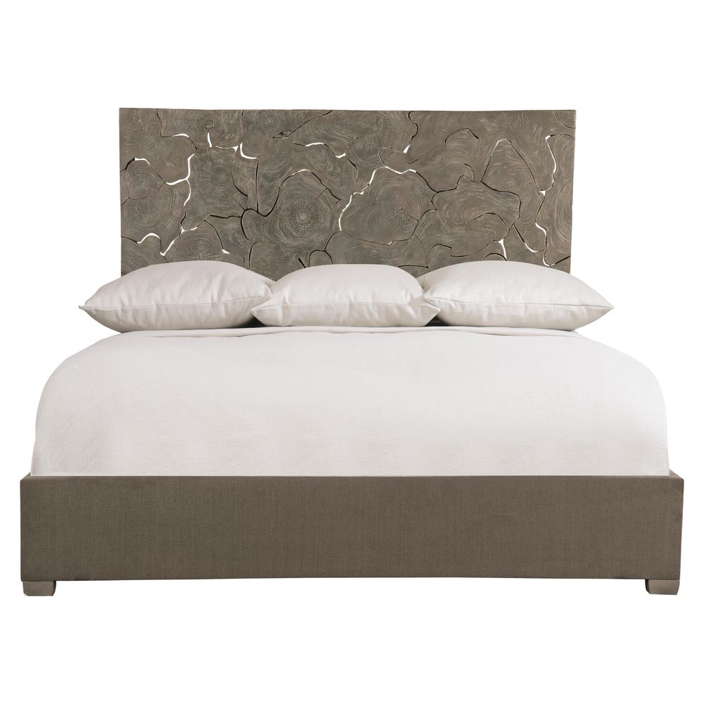Beds Lampi Fabric Panel Bed King - Smoked Truffle