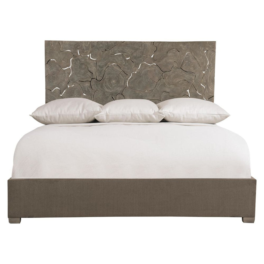 Beds Lampi Fabric Panel Bed King - Smoked Truffle