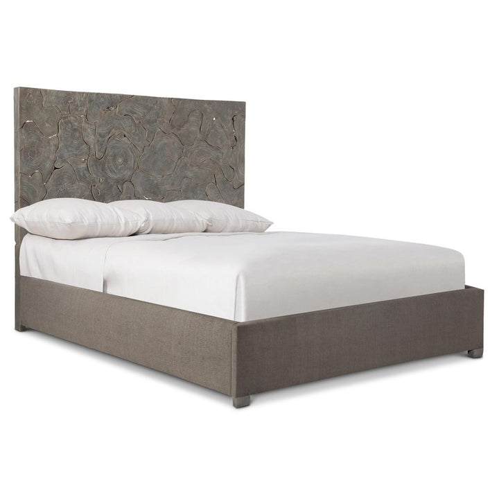 Beds Lampi Fabric Panel Bed King - Smoked Truffle