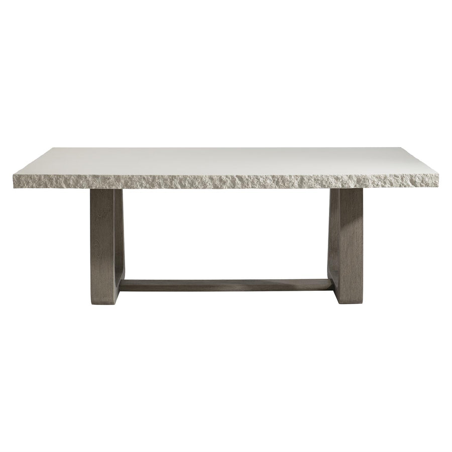 Trouville Outdoor Dining Table - Sand Grey Finish-Bernhardt-BHDT-K1865-Outdoor Dining Tables-1-France and Son